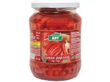 Ady červená paprika řezy 330g