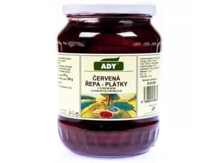 Ady červená řepa 660g plátky