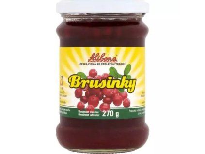 Alibona kompot brusinkový 270g