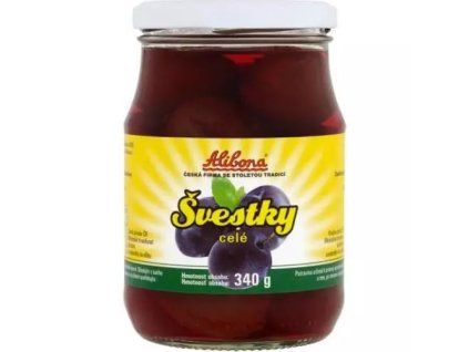 Alibona kompot švestkový 340g