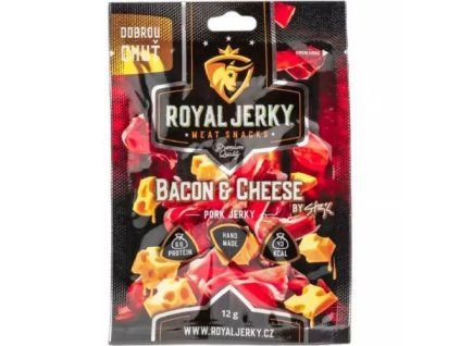 RoyalJerky vepřové bacon cheese by stejk /15/ 12g