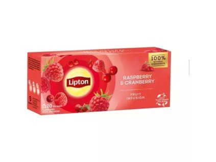 Lipton fruit infusion raspberry a cranberry @20x1,6g