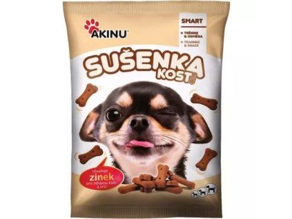 Akinu Sušenka pamlsky kosti se zinkem 400g