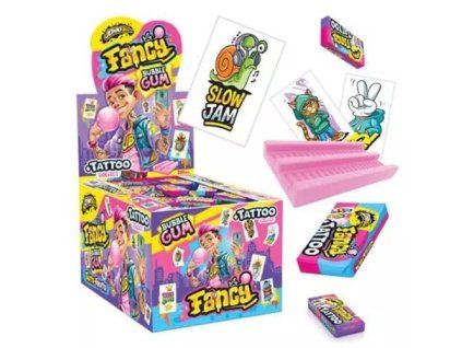 JohnyBee žvýkačky @200ks fancy gum + tattoo /12/ 1kg