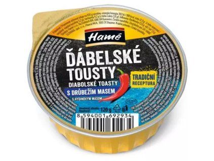 Hamé paštika ďábelské tousty s drůbežím masem 120g