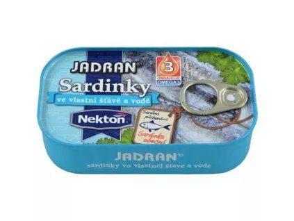 Jadran sardinky ve vlastní šťávě 125g