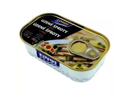 LOSOŚ uzené šproty v oleji eo 110g