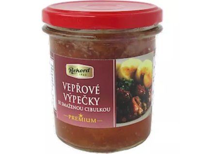 Rekord maso vepřové výpečky s cibulkou 300g