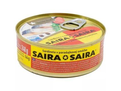 Saira sardinela v rajčatové omáčce 240g
