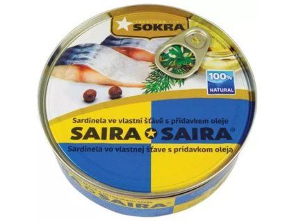 Saira sardinela ve vlastní štávě 240g