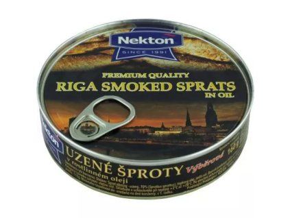 Šproty uzené výběrové v oleji 160g