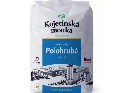 Kojetín mouka polohrubá výběrová 1kg