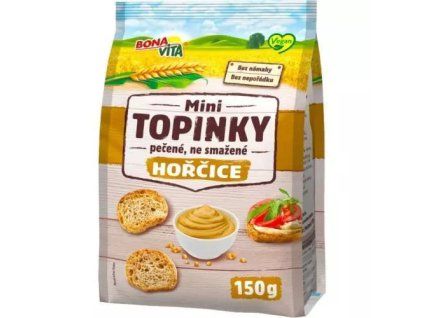 Bonavita mini topinky hořčice 150g