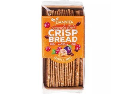 Danvita křehký chléb granola pšeničný ovoce+med 130g