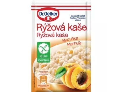 Dr. Oetker rýžová kaše meruňkova bez lepku 52g
