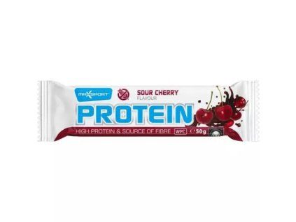 MaxSport proteinová tyčinka cherry 50g