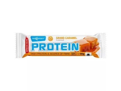 Maxsport tyčinka proteinová karamel 50g