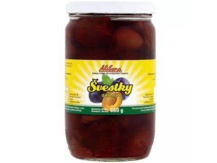 Alibona švestky dělené 720g/350g