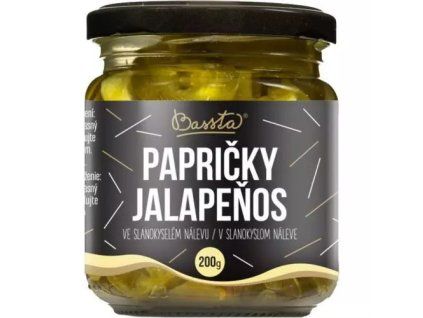 Bassta jalapeňos papričky krájené 200g