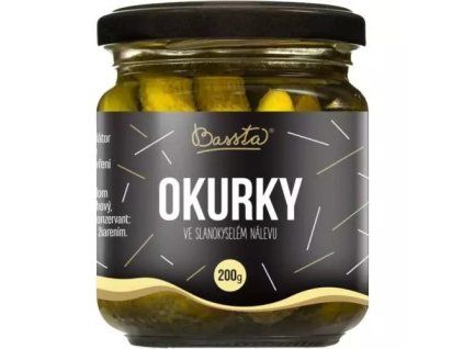 Bassta okurečky ve slanokyselém nálevu 200g
