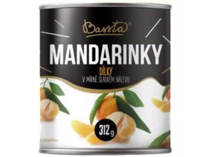 Bassta mandarinky kousky 312g