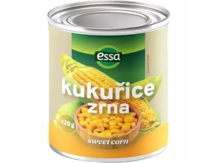 Essa kukuřice zrna vakuovaná 340g