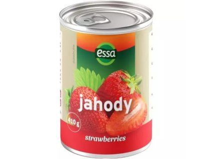 Essa jahody v mírně sladkém nálevu 410g