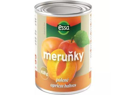 Essa meruňky půlené loupané 410g