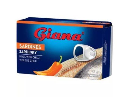 Giana sardinky v rostlinném oleji s chilli eo 125g