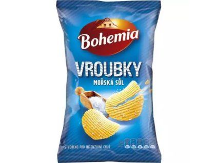 Bohemia vroubkované mořská sůl 120g