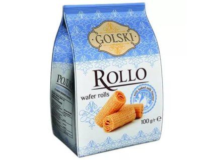 Golski wafer rolls rollo baked milk 100g (UKR)