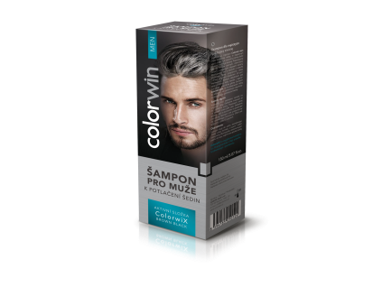 Colorwin men šampon 150ml potlač šedin
