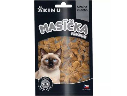 Akinu Masíčka pamlsky premium heart & eyes 50g