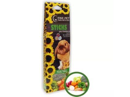 Fine Pet tyčinky zelenina pro hlodavce 110g