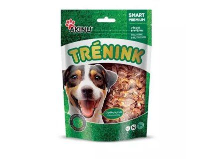 Akinu Trénink pamlsky jehněčí lupínky 120g