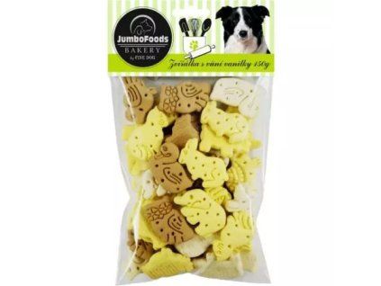 Jumbo pečené pamlsky vanilka zvířátka mix 150g