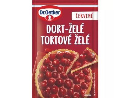 Dr. Oetker Dort - Želé červené tortové 10g
