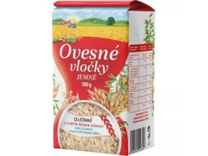 Bonavita ovesné vločky jemné 500g