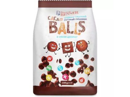 Doctor BENNER cacao balls s příchutí vanilky a čokolády 150g