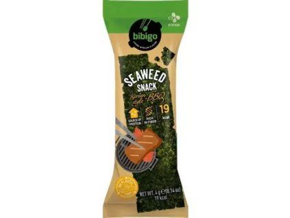 BIBIGO Seaweed Snack seasoned Korean BBQ 4g