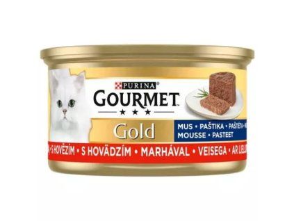 Gourmet Gold konzerva paštika s hovězím 85g