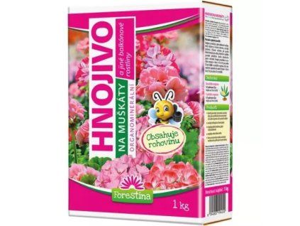 Forestina hnojivo 1kg na muškáty a jiné balkónové rostliny