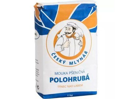 Český mlynář mouka polohrubá 1kg