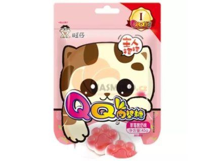 Want Want Cat Paw Gummy Strawberry Flavour 45g