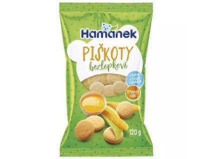 Hamánek piškoty bezlepkové 120g