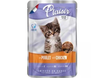 Plaisir kapsička kitten kuřecí 100g k 100g