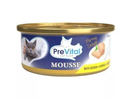Prevital Mousse konzerva kuřecí 85g