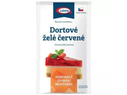 Labeta dortové želé červené 10g