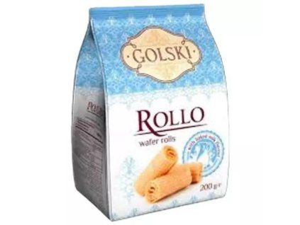 Golski wafer rolls rollo baked milk 200g (UKR)