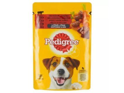 Pedigree kapsička +hovězí +jehněčí 100g